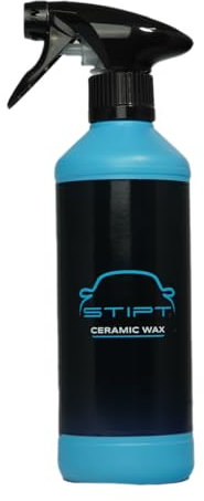 Stipt Ceramic Wax - Luxuriöser Quick Detailer mit Keramikbeschichtung - Sprühwachs & Nasslack für tiefen Glanz und Schutz - Hydrophob und UV-beständig - 500ml Auto Wachs Versiegelung für Lackschutz