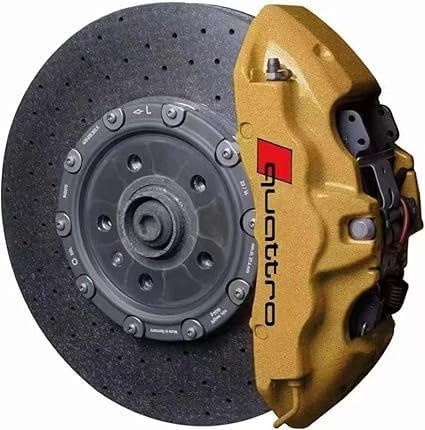 Brake Calliper Sticker Sport Suitable for S-line A4 A5 A6 Sticker RS S4 S6 RS6 Car Sticker Tuning Racing JDM Self-Adhesive Heat Resistant Black