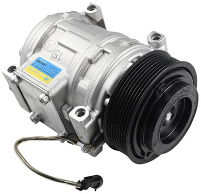Galloparts AL155836 - Compresor de aire acondicionado 12 V SE501466 compatible con John Deere Tractor 6100 6110 6120 6200 6210 6300 6310 6320 6400 6405 6410 6420 6500 0 6600. 5 6310S 6410S 6510S 6600