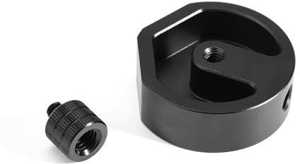 Lyreh Aluminum Alloy Tripod Adapter for Starlink Mini, Black