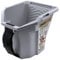 ROLLINGDOG Hand Held Paint Scuttle Bucket with Magnet Brush Holder - Paint Kettle for 4 Mini Roller,Decoration,Home DIY,Small Project,1L