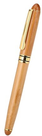 WAONIQ Calligraphy Art Fountain Pen Broad Chisel Nib Writing Gothic Arabic Italic with Plywood Handle for Artists Students (Pen tip 1.9mm)