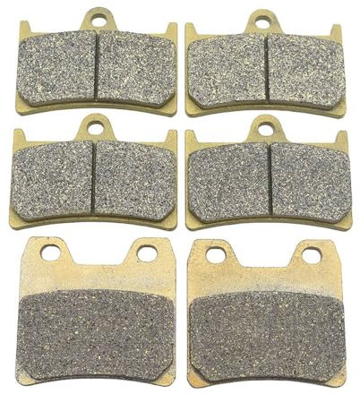 Bremsklotz Motorrad Vorne Und Hinten Bremsbeläge für YAMAHA FZS 1000 FZ1 Fazer 2001-2005 XJR1300 2001-2017 XJR1300C 2015-2019 XJR 1300(Front and Rear)