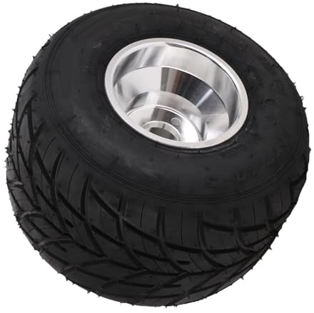 SIXRUN 11x7.10-5 Hinterrad-Reifenfelgenbaugruppe, Solides Low-Profile-Design, 3 PR, 5 Zoll, 3 Bolzen, 50 Mm Abstand für ATV, UTV, SxS, Side-by-Side, Golfwagen, Go-Kart