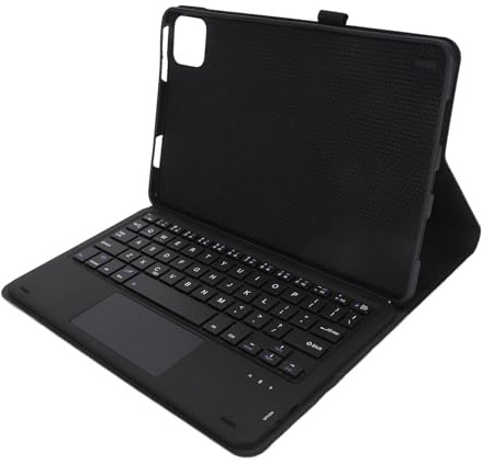LICAEVEY Tastaturkoffer für Mi Pad 6 6 Pro, 11 Zoll 2023 PU -Standschutz mit Magnetisch Abnehmbarem Drahtlosen Bluetooth -Tastatur für Büroarbeitsstudien (Black)