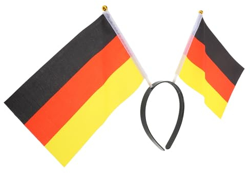 jojofuny Stirnband mit Deutscher Flagge aus Stoff Komfortabel und Sicher Sitzend für Germany Festival und Fußballbezogene Partys Dekorativ und Einzigartig