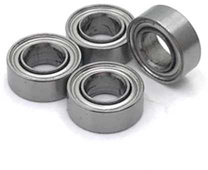 mophrati 4 paket/los RC Auto Metall Kugellager Set Kompatibel Mit 1/18 A949 RC Auto Metall Kugellager Set Upgrade, 8 * 12 * 3.5mm