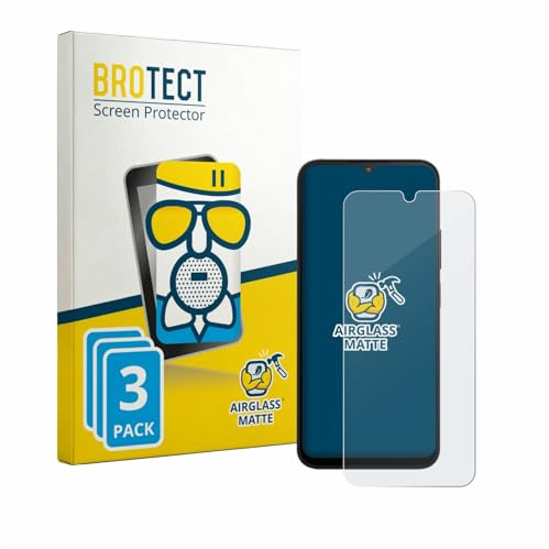 BROTECT Entspiegelungs Schutzglas für Xiaomi Poco C81 (3 Stück) Schutzfolie Panzer Glas Matt [Extrem Kratzfest 9H, Anti-Reflex, Anti-Fingerprint]