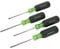 Greenlee 0353-01C Schraubendreher-Set, Vierkant-Spitze, 4-teilig