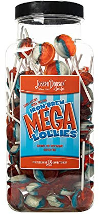 Joseph Dobson & Sons Iron Brew Mega Lollies, 1.99 kg, Pack of 1
