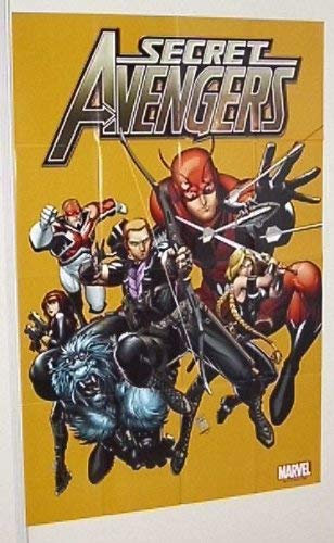 Marvel Secret Avengers 36 by 24 inch Universe Comic Book Shop Promotional Promo Poster (3 by 2 feet): Captain Britain/Black Widow/Hawkeye/Giant-Man/Valkyrie