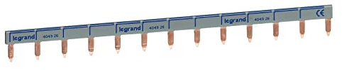 Legrand - Peigne d'alimentation horizontale - pour Uni et Uni + neutre - 13 modules