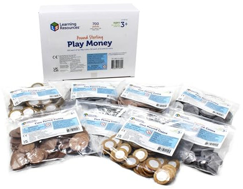 Learning Resources Umfassende Spielgeld-Packung, Set mit 700 Teilen