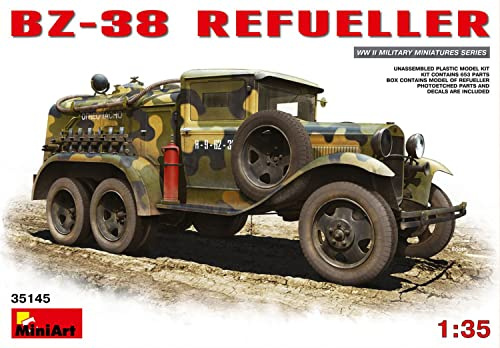 Miniart 1:35 Scale BZ-38 Refueller Plastic Model Kit (Grey)