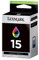 Lexmark 18C2110E 15 Tintenpatrone farbig 150 Seiten Rückgabe