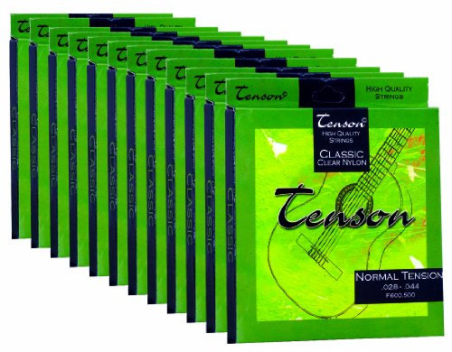 Satz Tenson Klassik Gitarrensaiten Nylon, 028-044 high Tension