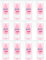 Johnson's Baby Cotton Pads - Pack of 12 x 50