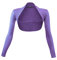 Glamexx24 Damen Bolero Schulterjäckchen Lange Aermel Bolero, Mauve, M