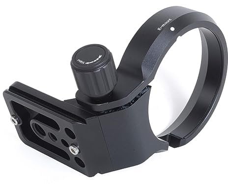 iShoot Stativ-Halterungsring mit Arca-swiss Fit Schnellwechselplatte, kompatibel mit Sony SEL35F14Z FE 35 mm f/1.4 ZA, SEL90M28G FE 90 mm f/2.8 Macro G OSS, SEL100F28GM FE 100 mm f/2.8 STF GM OSS