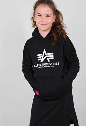 Alpha Industries Unisex Kinder Alpha Industries Basic Hoodie für Kids und Teens Kapuzenpullover (1er Pack)
