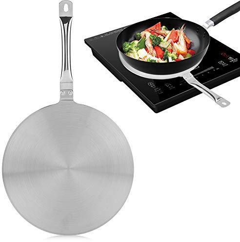 Difusor de calor - Placa de difusor de inducción Convertidor de calor de acero inoxidable para cocina de inducción eléctrica de gas Suministro doméstico(20cm)