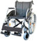 FabaCare Rollstuhl Lexis mit Trommelbremse, Standardrollstuhl faltbar, Steckachse, Transportrollstuhl bis 130 kg, Sitzbreite 45 cm
