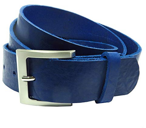 Kollektion Chrissys-in Ledergürtel royal-blau aus Rindleder 4 cm breit aus eigener Fertigung (85)