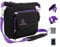 HummerDogg Dog Treat Bag - Purple Dog Training Treat Pouch with Bottle Holder, Adjustable Waist Belt, Shoulder Strap & 15 Poo Bags (19 x 5 x 25 cm)