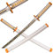 Sword Valley Holz Blade Anime Samurai Schwert, Demon Schwert 78 cm-Agatsuma Zenitsu