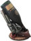 Ebros Gift Country Western Cowboy Six Shooter Gun Pistols Double Revolver with Ammo and Bull Ropes Wine Bottle Holder Rack Caddy Statue Vintage Wild West Rustic Home Decor Sculptures