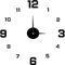 Retoo 3D Wanduhr DIY Zum Kleben, Bis 130cm Durchmesser, Wandtattoo Für Wohnzimmer, Küche, Büro, Schlafzimmer, Home Deko, Leise Uhrwerk, Modernes Geschenk, Uhrzeit Anzeige