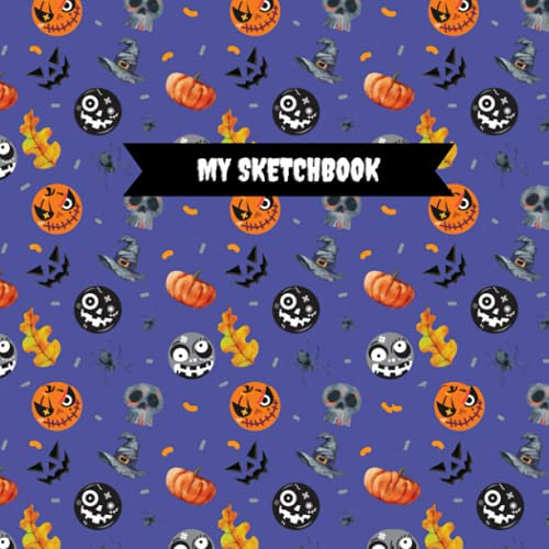 Halloween Sketchbook for Kids: Cute Halloween Sketchbook for Drawing, Doodling or Sketching Drawing, Writing, Halloween Coloring - Sketch Book for Kids(Halloween sketchbook )
