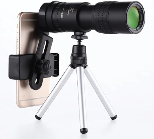 OhhGo 300 x 40 Monokular Zoom mit Telefon und Stativ1 Telefon Monokular für Telefon Monokular für Monokular mit Stativ Monokular für Telefon Handheld Monokular Zoom