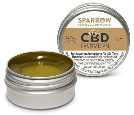 SPARROW Pet Baume de Chanvre au CBD 15ml