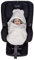 DANKA® Einschlagdecke für Babyschale, Kinderwagen und Kindersitze - Baby Decke für Neugeborene in idealer Größe 80x80cm mit Kapuze und Klettverschluss für Sommer (Beige)