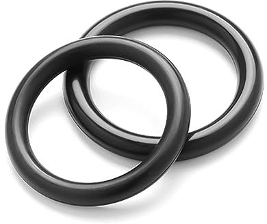 Gummi-O-Ringe,O-Ringe Dichtung,Dichtungsringe,. 60 Stücke Nitril Schwarz Gummi Dicht Ring Dicke 0,8mm Außendurchmesser 2,6-5,1mm O Ring Dichtung(2.6x1x0.8mm)