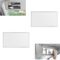 NAROSEBE Auto Kosmetikspiegel Sonnenblende Spiegel Selbstklebender Schminkspiegel Sonnenblende Makeup Spiegel Auto Visier Edelstahl Sitzrückenspiegel für Autositz-Rücken-Platz(11 * 6.5cm)