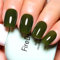 Firedeep Vernis à ongles en gel vert gel, 16ML Large bouteille vert émeraude foncé couleur UV/LED vernis à ongles pour l'automne et l'hiver 1Pcs