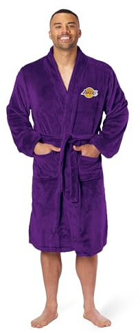 Northwest NBA Los Angeles Lakers - Accappatoio effetto seta, taglia L/XL, colore: viola