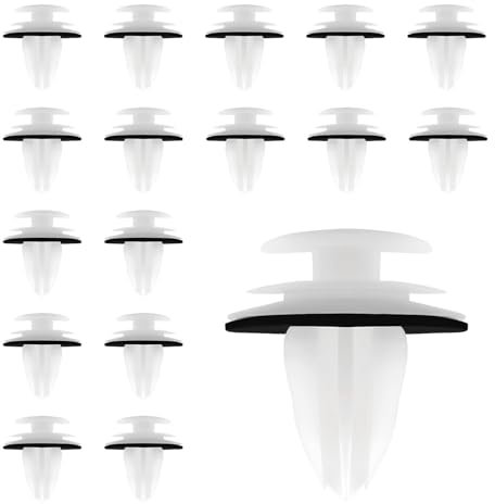 100 Pièces Clips de Fixation, Clip de Fixation de Voiture, Clips voiture pour panneaux de porte et pare-chocs, Clips en plastique rembourrés pour une fixation sécurisée