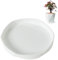 Bandeja para plantas, bandeja para jardinera | Platos para bandejas de goteo redondas, bandeja de goteo para macetas, soporte para macetas para cactus suculentas, base de drenaje, bandeja de agua p