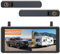 AUTO-VOX 7.2 Solar Wireless Reversing Camera with DVR Loop Recording: HD 1080P, Quick 2-Min Install, Support 2 Channels & Split Screen Reverse Camera Kits for Car, Van, SUV, Truck, Motorhome, Trailer