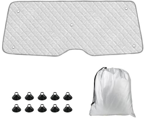 Auto Sonnenblende für die Heckscheibe Kompatibel mit VW T5 T6 2003–2024, Einzeltür-Sonnenschutz für die Heckscheibe, Interne Sonnenschutz Windschutzscheiben Matte