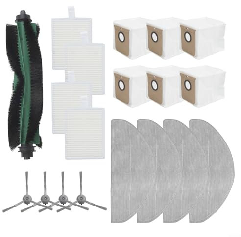Aspiradora de repuesto para Cecotec para Conga 7490 para Ultimate Home para X-Treme para Genesis, accesorios para aspiradoras robóticas incluyen cepillo principal, filtros, toallitas, cepillos