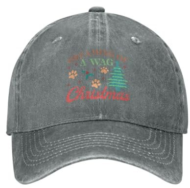 Dreaming of A Wag Weihnachtsmütze für Frauen, Papa-Mützen, Grafik-Mütze