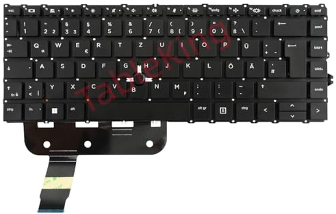 Ersatztastatur Hintergrundbeleuchtung für HP 840 G7 840 G8 845 G7 845 G8 745 G7 745 G8 Zbook14 G7 Zbook14 G8 (Deutsch)