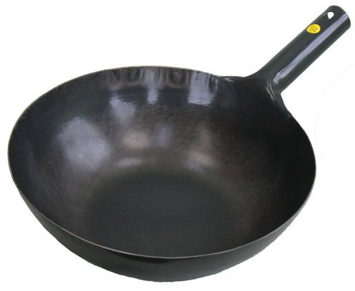 Yamada starten einerseits Eisen Wok (Dicke 1,6 mm) 33cm (Japan Import / Das Paket und das Handbuch werden in Japanisch)
