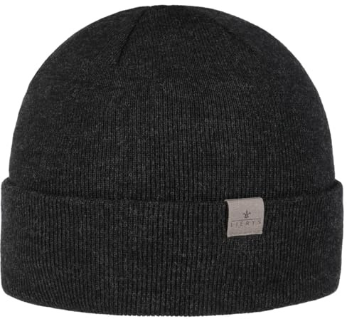 LIERYS Fine Merino Umschlagmütze Beanie Made in Germany Damen und Herren Herbst Winter