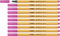 STABILO - Fineliner - point 88-10er Pack - Neonfarbe, leuchtfarbenrosa