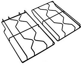 Kit de 2 rejillas DX + SX para 2 Fuegos Merloni Cod 00535149